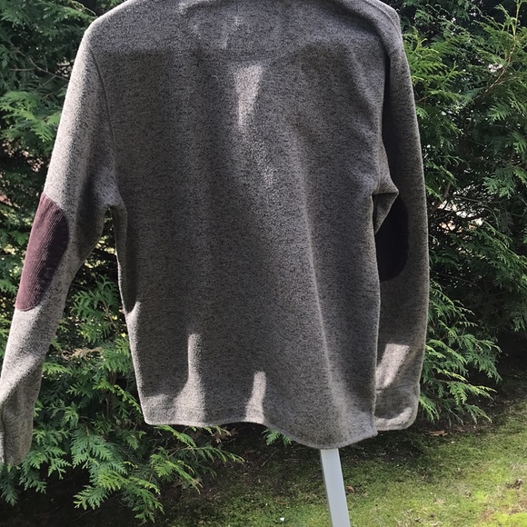 Original Weatherproof Vintage Mens Long Sleeve Knit Jersey, Gray, Size Medium - Picture 5 of 10